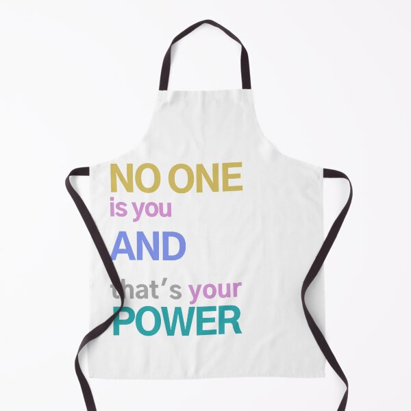 Item preview, no one is you and that's your power designed and sold by photograpyshop.