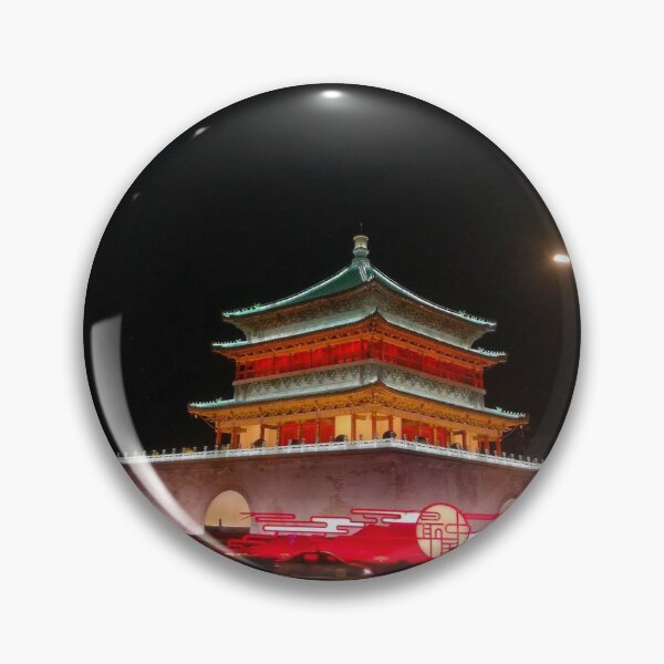 Item preview, Xi An temple by night - China designed and sold by AlessiaCar.