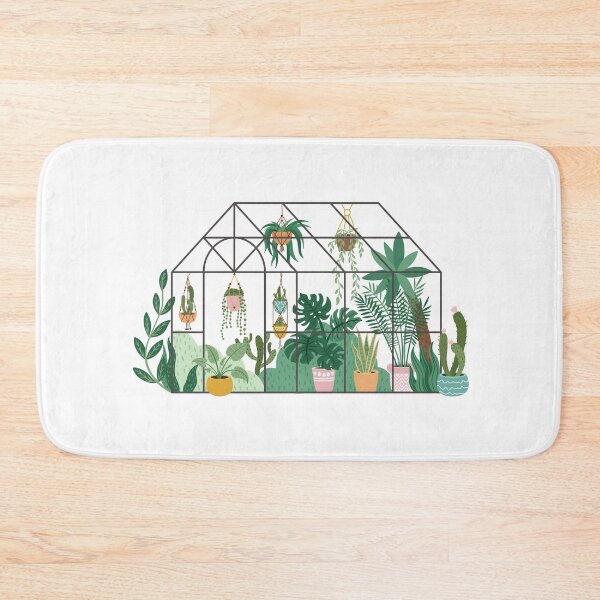 Item preview, Greenhouse Building Nature - Hanging Planters designed and sold by SugarrMonkey.