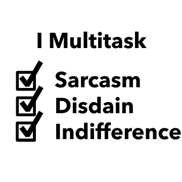 Artwork thumbnail, I Multitask (Humour) by RudePlanet