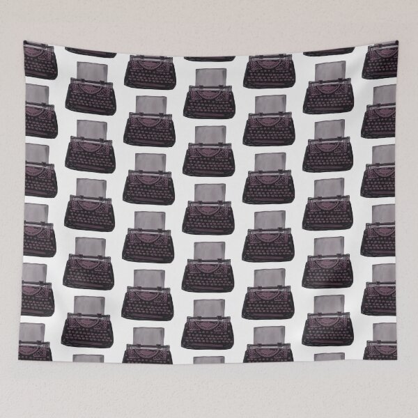 Item preview, Victorian Retro Typewriter Illustration designed and sold by ZaraRoza.