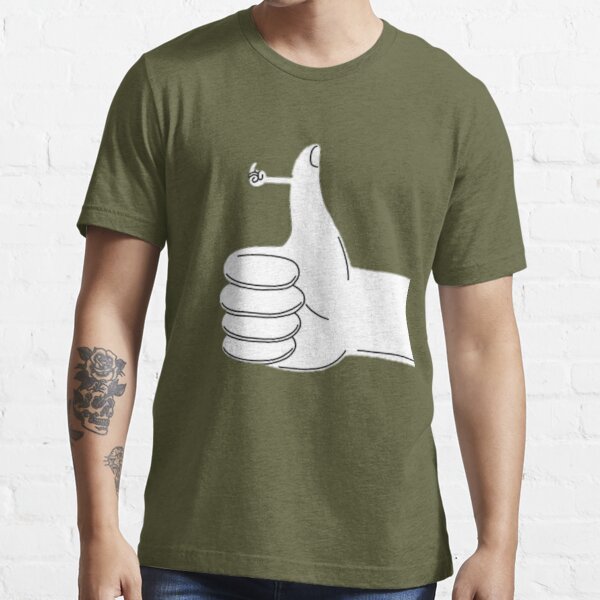 Thumbs up flipping the bird Essential T-Shirt for Sale by pnkpopcorn
