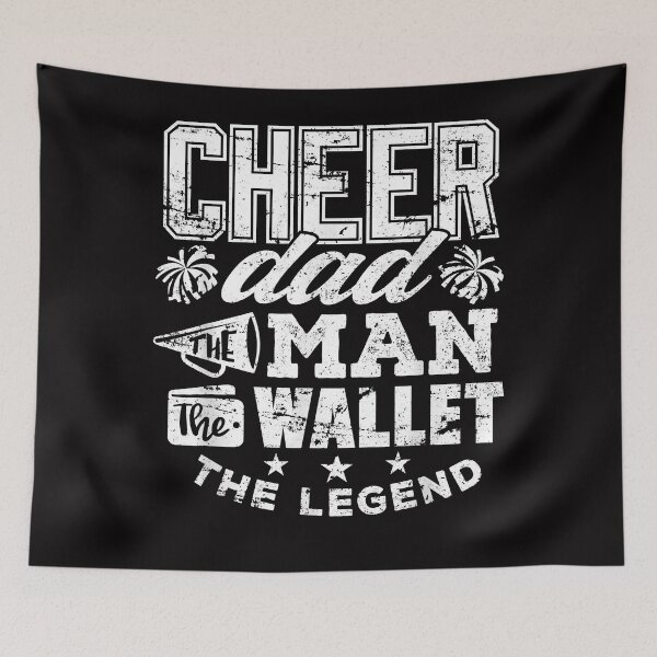 Item preview, Cheerleader Dad Man Wallet Legend Funny Cheer Dad designed and sold by PatrickRda.