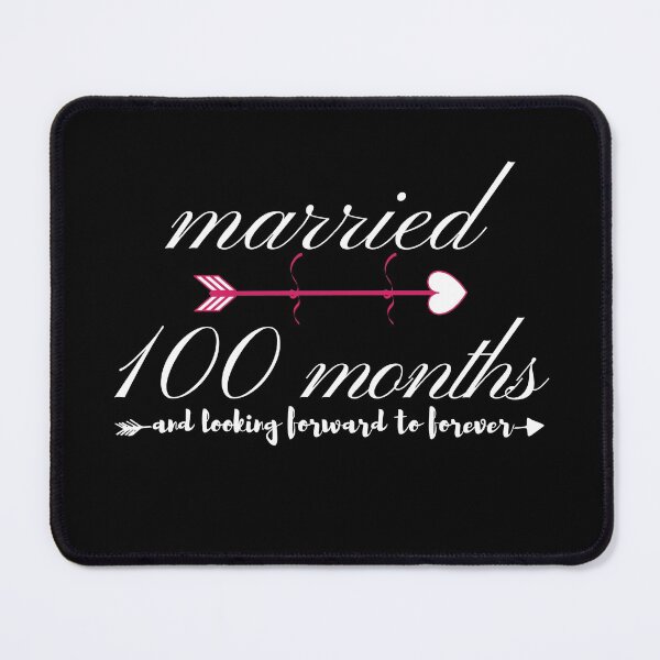 Item preview, Married 100 months and Looking Forward to Forever  designed and sold by ArTips.