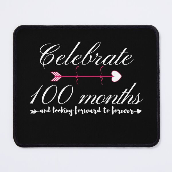 Item preview, Celebrate 100 months and Looking Forward to Forever  designed and sold by ArTips.