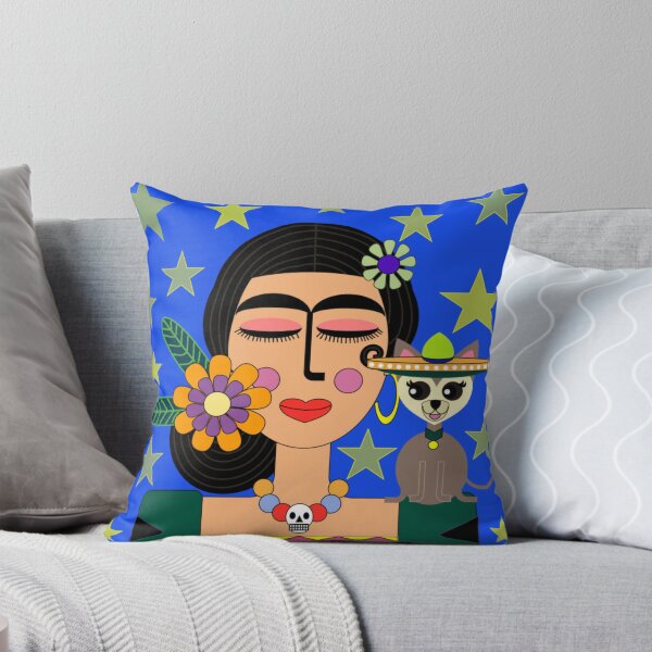 Item preview, Sleeping Senorita with Chihuahua and Sombrero with Gold Stars designed and sold by jantulov.