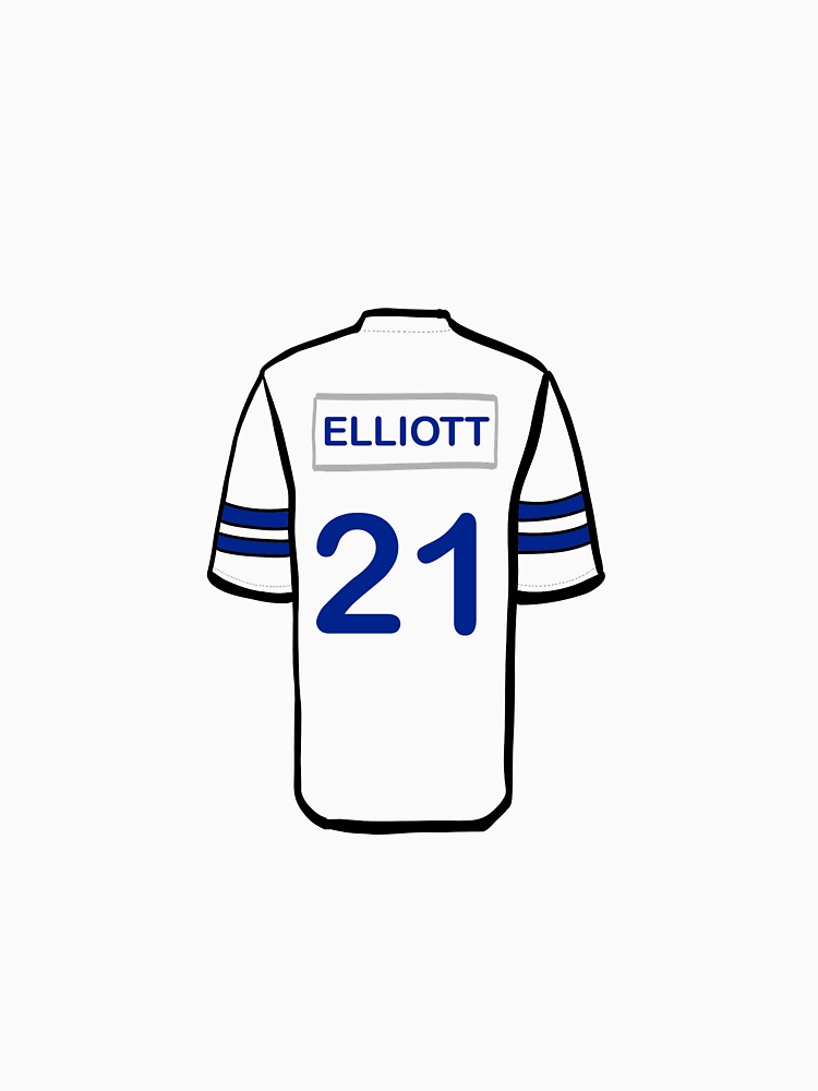 Dallas Cowboys Jersey Elliott' Essential T-Shirt by MadPaddy94