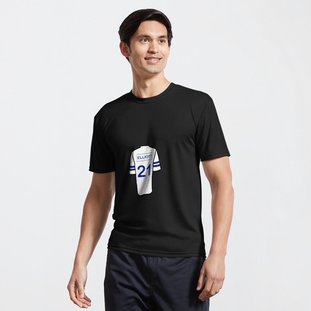 Dallas Cowboys Jersey Elliott Essential T-Shirt by MadPaddy94