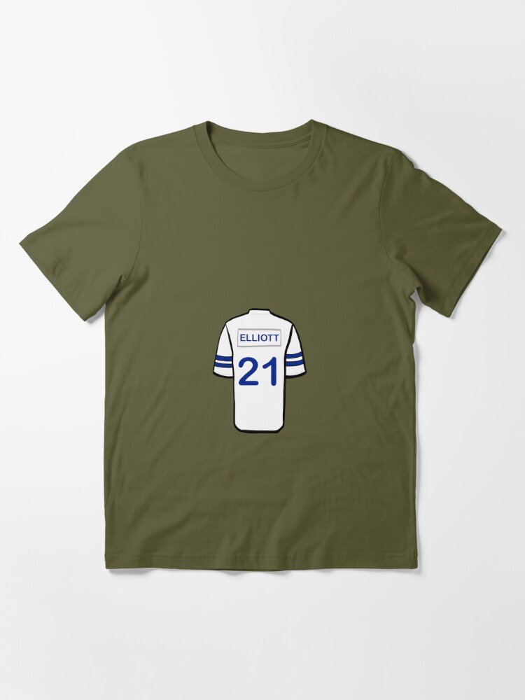 Dallas Cowboys Jersey Elliott Essential T-Shirt by MadPaddy94