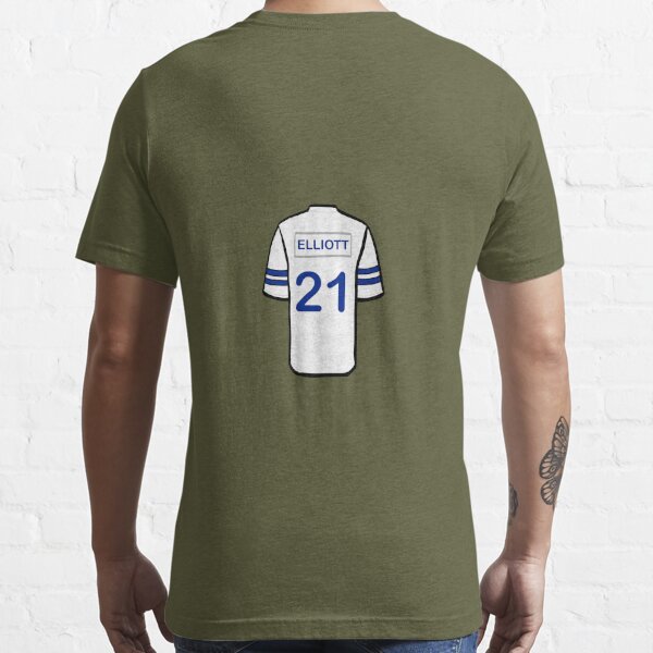 Dallas Cowboys Jersey Elliott Essential T-Shirt by MadPaddy94