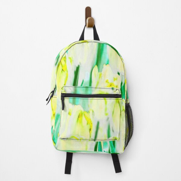 Item preview, Blooming Yellow Tulips on the Light Green Background designed and sold by IraNiva.
