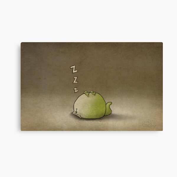 Sleeping Cat Canvas Print