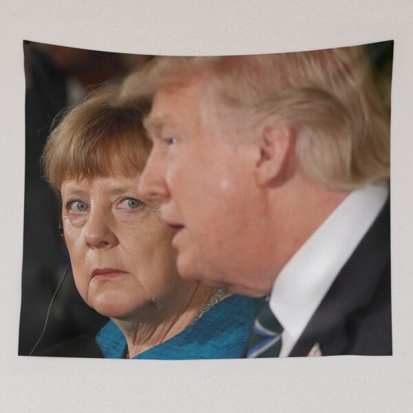 Item preview, Trump and Merkel designed and sold by marksandford78.