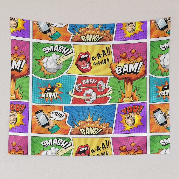 Item preview, Comic Book Panels  Comicbook designed and sold by Imakeyouhappy.