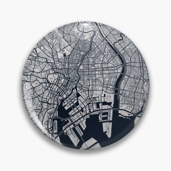 Item preview, Tokyo map designed and sold by raffrasta.