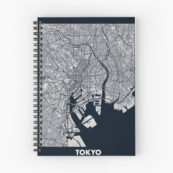 Item preview, Tokyo map designed and sold by raffrasta.