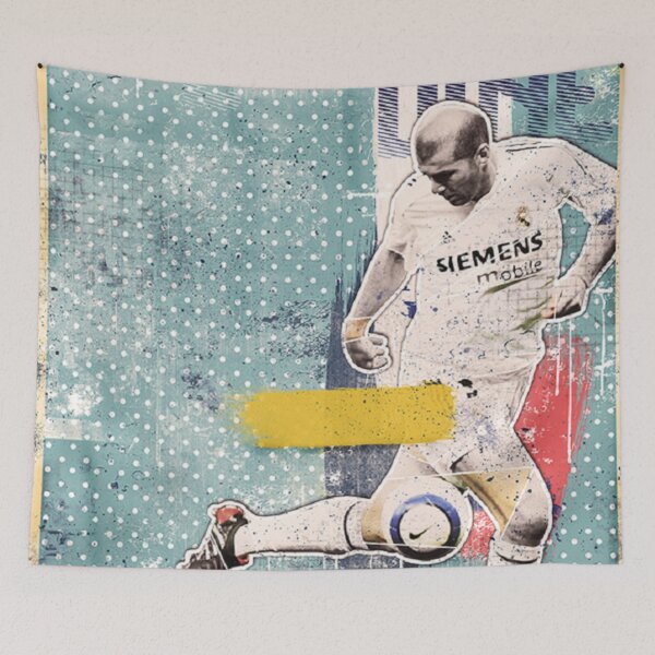 Item preview, Zinedine Zidane Illustration designed and sold by bimalona23.