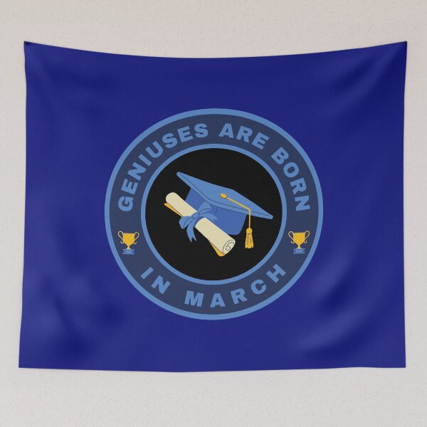 Item preview, Geniuses are born in March alternate design designed and sold by fev-rocks.