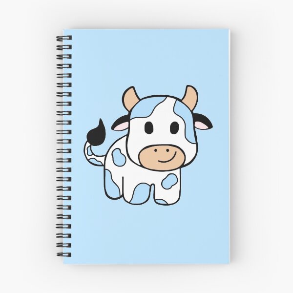 Item preview, Super cute cow, baby blue, adorable and beautiful design designed and sold by Barolina.