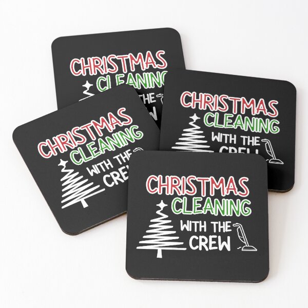 Item preview, Christmas Cleaning with the Crew Novelty Housekeeping Gifts designed and sold by SavvyCleaner.