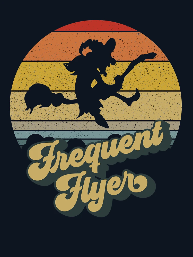 Thumbnail 6 von 6, Leichter Pullover, Frequent Flyer Witch Retro Witch Lover Occult Vintage Witch Gear designt und verkauft von DynamicDesign.