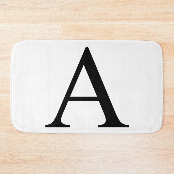 Item preview, The Letter A Black on White 5748 designed and sold by Art in My Loft.