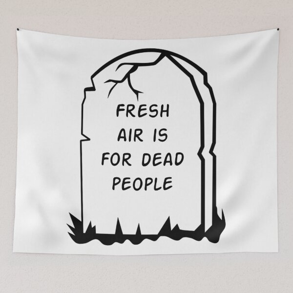 Item preview, Morbid: Fresh Air is For Dead People designed and sold by GemzDesignz.