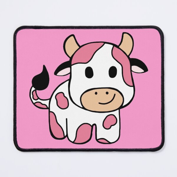 Item preview, Super cute cow, dark pink, adorable and beautiful design designed and sold by Barolina.