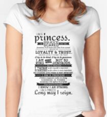 I Am a Princess Women's Fitted Scoop T-Shirt