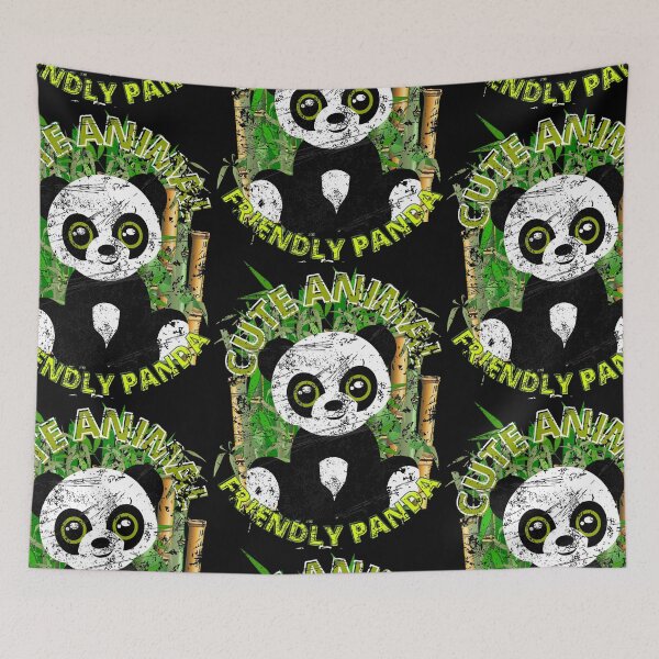 Item preview, Cute Animal Friendly Panda Distressed designed and sold by 133DandC.