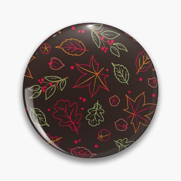 Item preview, Neon Autumn Leaves Pattern designed and sold by Melissa Plugge-Dekker.