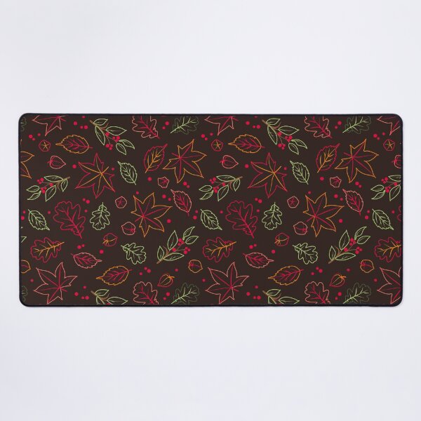 Item preview, Neon Autumn Leaves Pattern designed and sold by Melissa Plugge-Dekker.