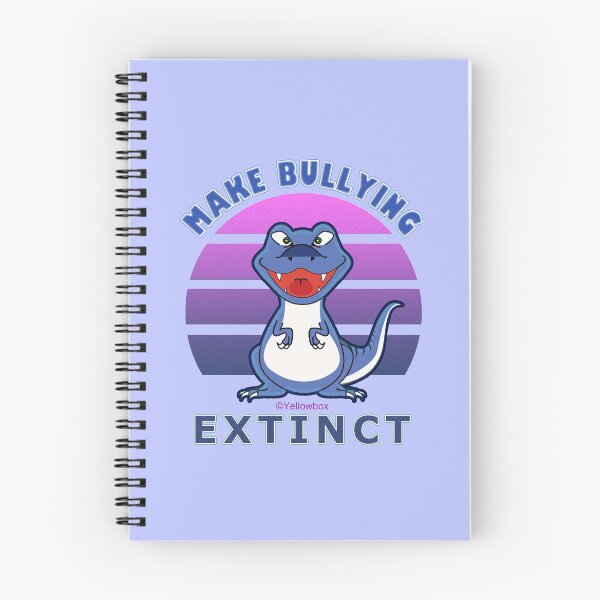 Item preview, Make Bullying Extinct For Unity Day, Purple Dinosaur Illustration - Yellowbox ink painting designed and sold by twyellowbox.