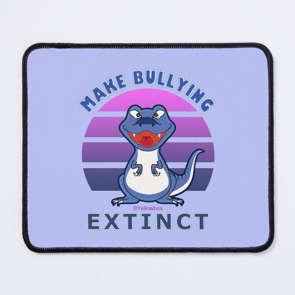 Item preview, Make Bullying Extinct For Unity Day, Purple Dinosaur Illustration - Yellowbox ink painting designed and sold by twyellowbox.