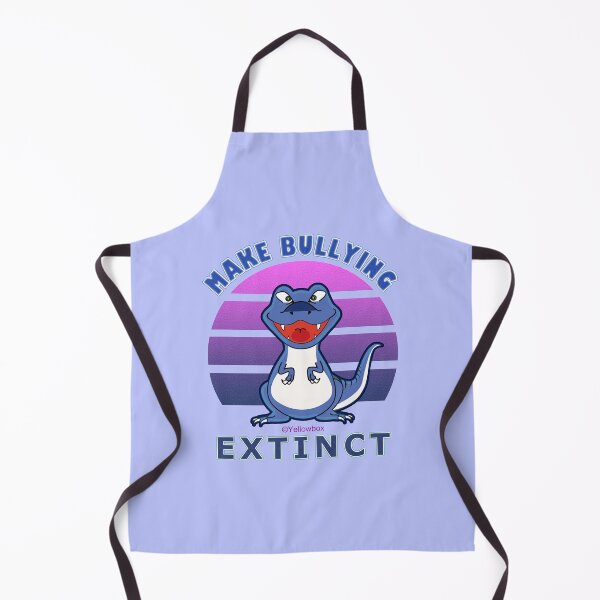 Item preview, Make Bullying Extinct For Unity Day, Purple Dinosaur Illustration - Yellowbox ink painting designed and sold by twyellowbox.