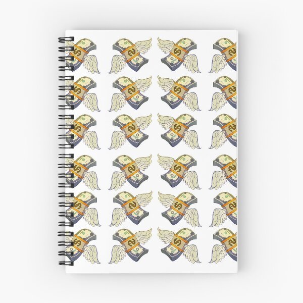 Item preview, Cartoon Flying Dollars Pattern. designed and sold by Violonchella.