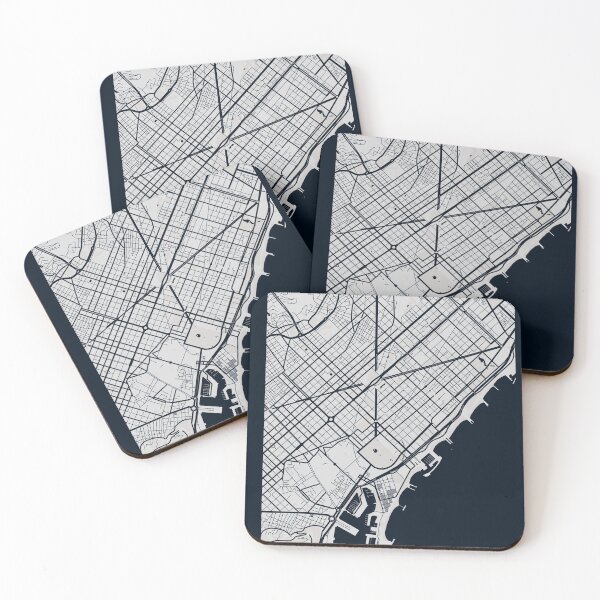 Item preview, Barcelona map designed and sold by raffrasta.