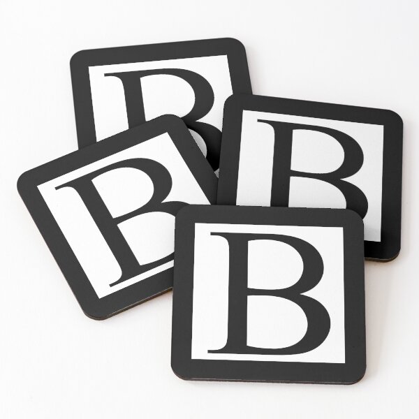 Item preview, The Letter B Black on White 5748 designed and sold by Art in My Loft.