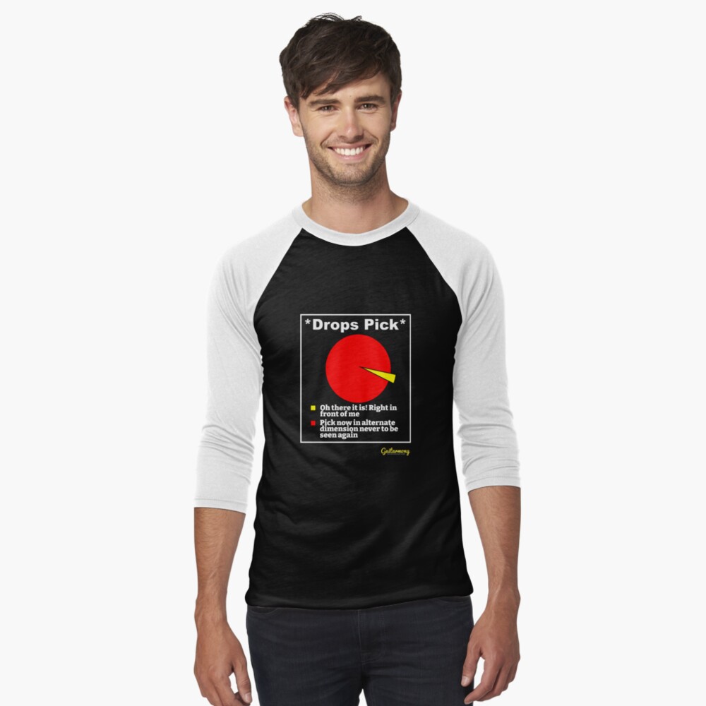 Item preview, Baseball ¾ Sleeve T-Shirt designed and sold by Guitarmony.