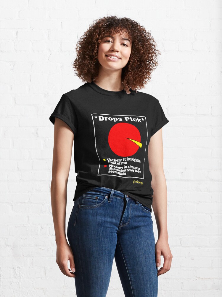 Thumbnail 4 of 7, Classic T-Shirt, Drops Pick designed and sold by Guitarmony.