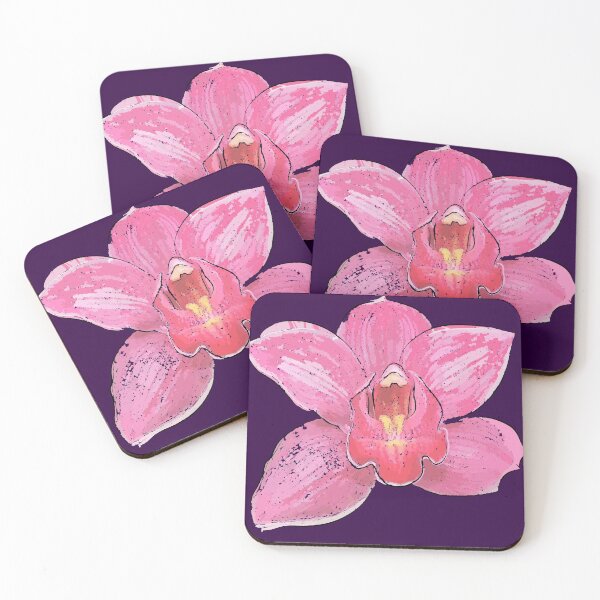 Item preview, Una orquídea rosa designed and sold by M Minerrale.