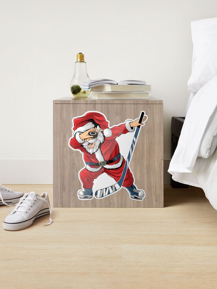 Santa Christmas Ice Hockey Hoodie - Weihnachts Pullover Für Hockey Fans