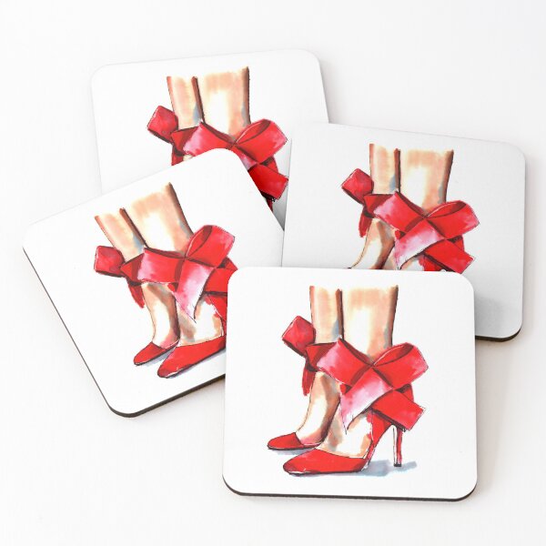 Item preview, Red shoes designed and sold by Feeling Artsy.