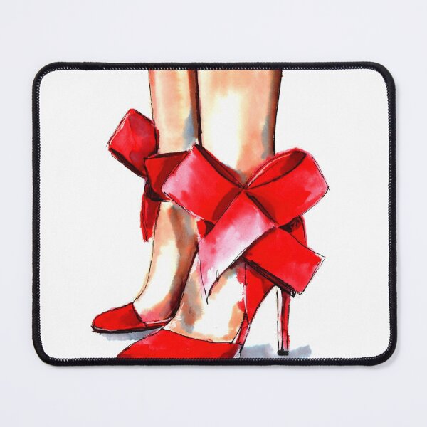 Item preview, Red shoes designed and sold by Feeling Artsy.