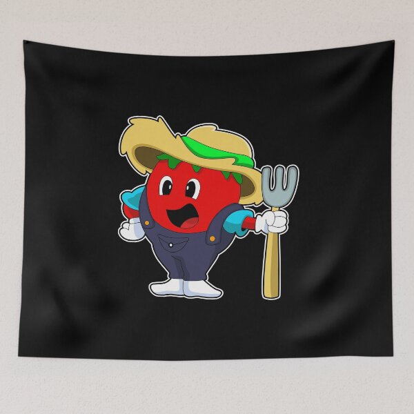 Item preview, Tomato as Farmer with Rake designed and sold by Snabdesign84.