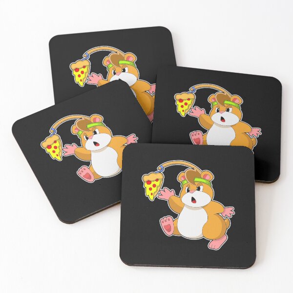 Item preview, Hamster at Eating with Pizza designed and sold by Snabdesign84.