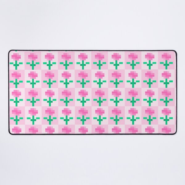 Item preview, Pink Pixel Marigold Flowers designed and sold by rin3d .