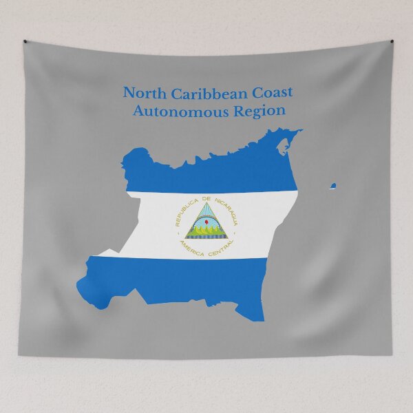 Item preview, North Caribbean Coast Autonomous Region Map Design, Nicaragua.  designed and sold by marosharaf.