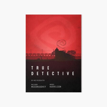Vista previa del artículo con la obra «Póster True Detective Season 1 Silhouette», diseñado y vendido por Shna.