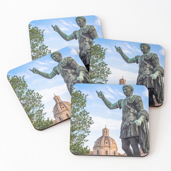 Item preview, Statue of Caesar Emperor in Rome, Italy. Ancient  role model of Leadeship and Authority . designed and sold by Paolo Modena Photography    -   Fine Italian Art.